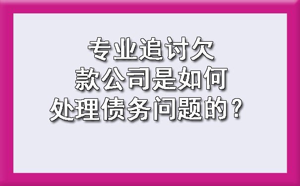 专业追讨欠款公司是如何处理债务问题的？.jpg