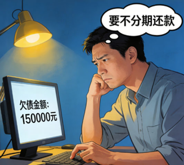 欠款太多可以分期还吗？