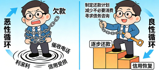 欠款如何避免恶性循环?